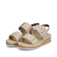 Rieker Womens Sandal 62950-62 Beige