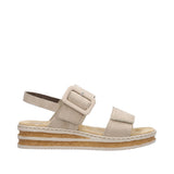 Rieker Womens Sandal 62950-62 Beige
