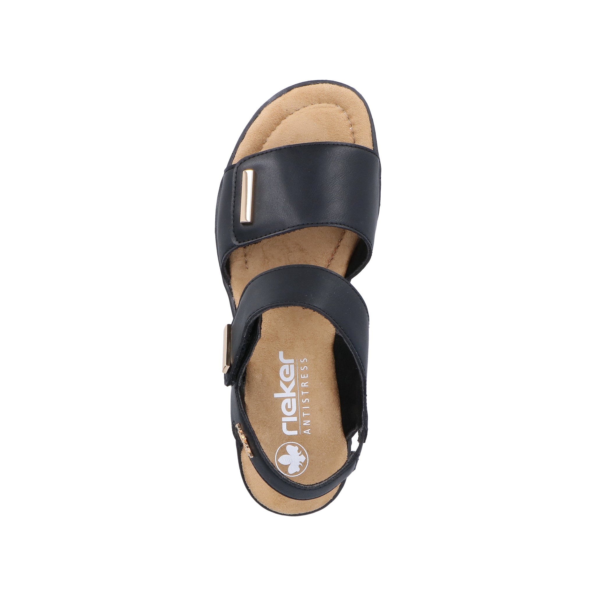 Rieker Womens Sandal 63781 Black