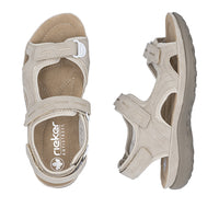 Rieker Womens Sandal 64856-62 Beige