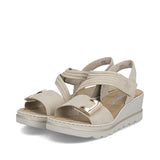 Rieker Womens Sandal 67410-62 Beige