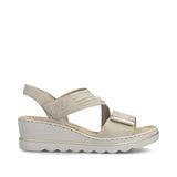 Rieker Womens Sandal 67410-62 Beige