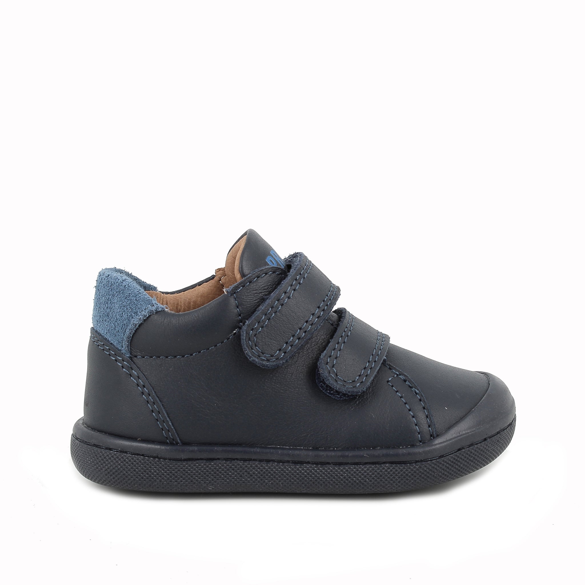 Primigi boys' cloud and navy leather shoe