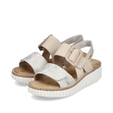 Rieker Womens Sandal 69260-60 Beige