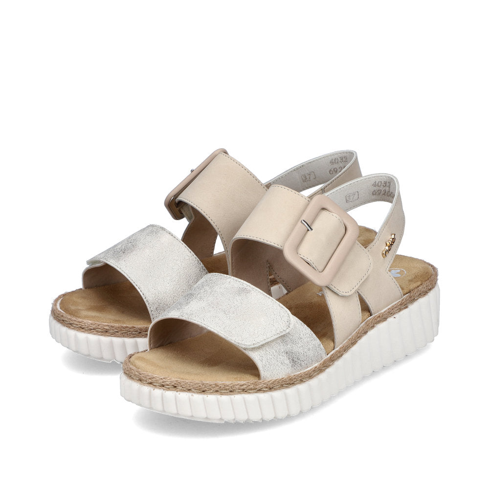 Rieker Womens Sandal 69260-60 Beige
