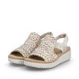 Rieker Womens Sandal 69276-60 Beige