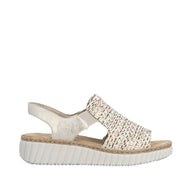 Rieker Womens Sandal 69276-60 Beige
