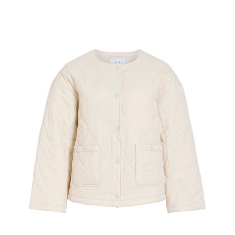 Vila Womens Visilla L/S Short Quilted Jacket Birch