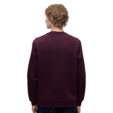 Tommy Jeans Mens Regular Flag Crew Sweatshirt Calypso Berry