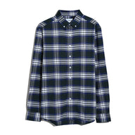 Farah Mens Shirt Foster LS Midnight Blue