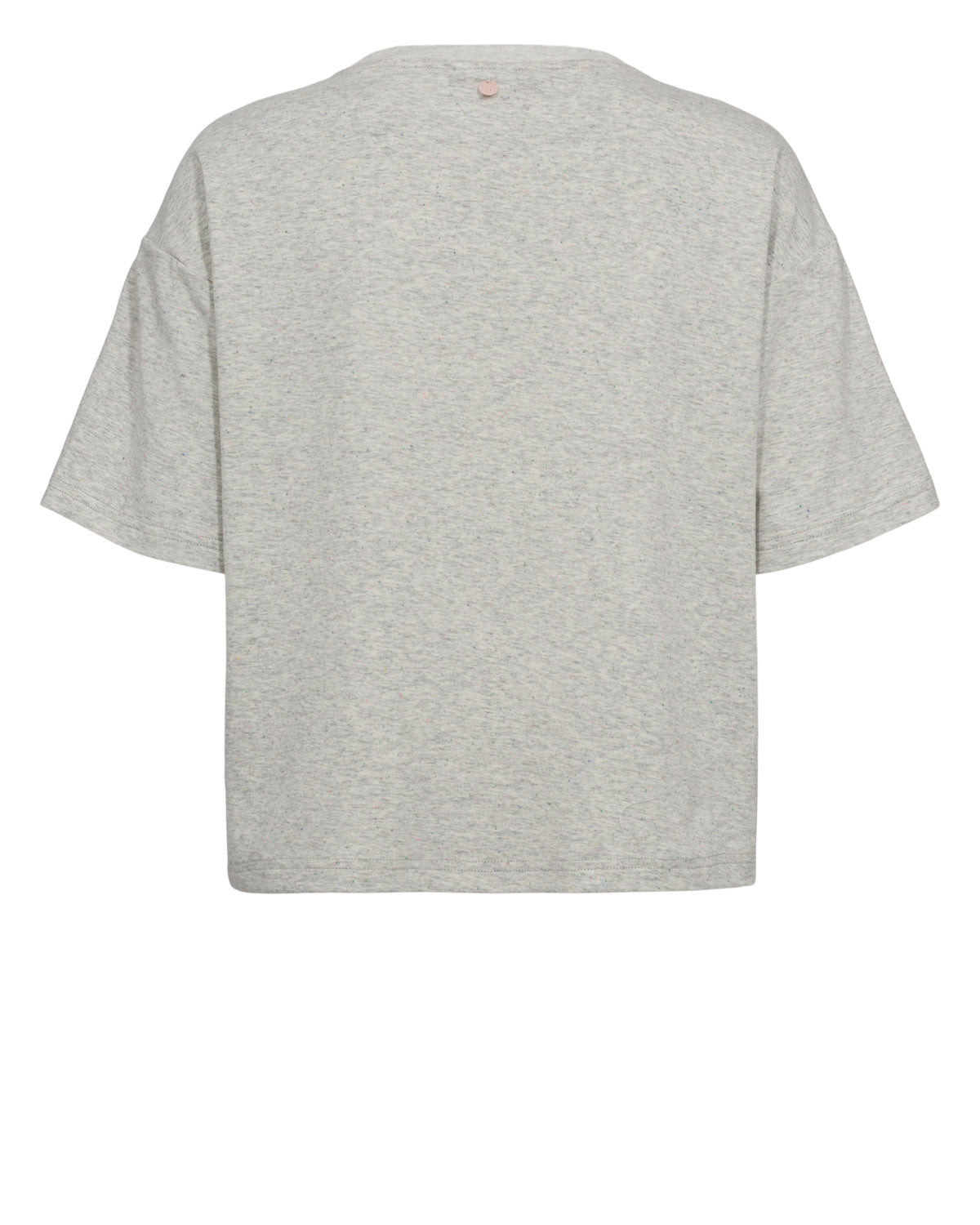 Numph Womens Nuhuby T-Shirt Light Grey Melange