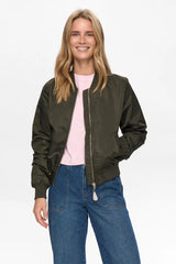 Numph Womens Nualisandra Bomber Jacket Rosin