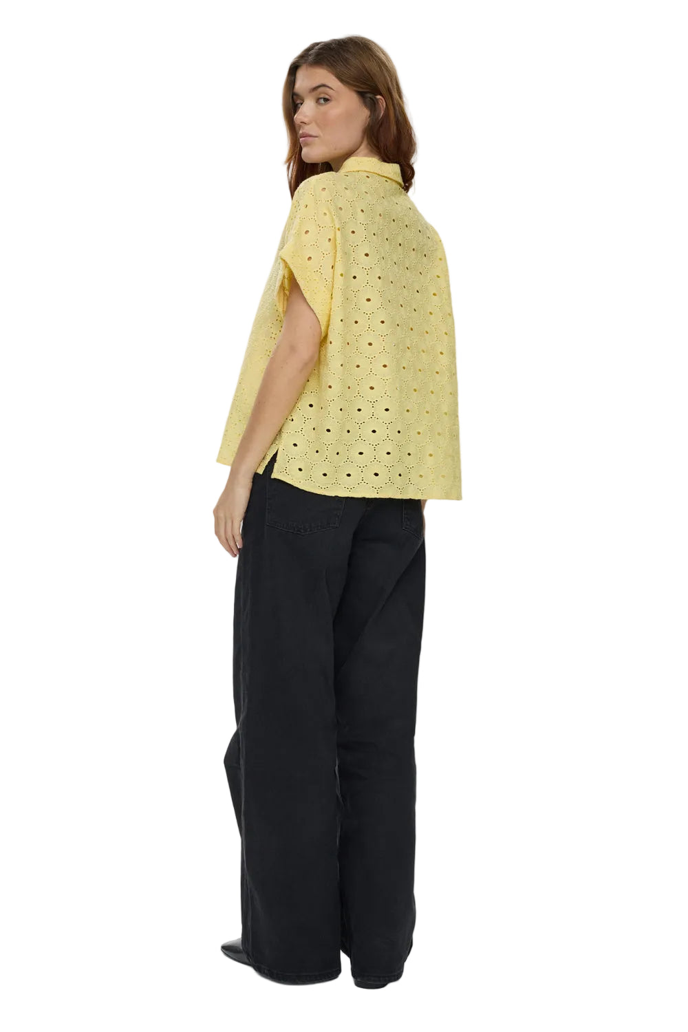 Numph Womens Nupalma Sleeveless Shirt Popcorn
