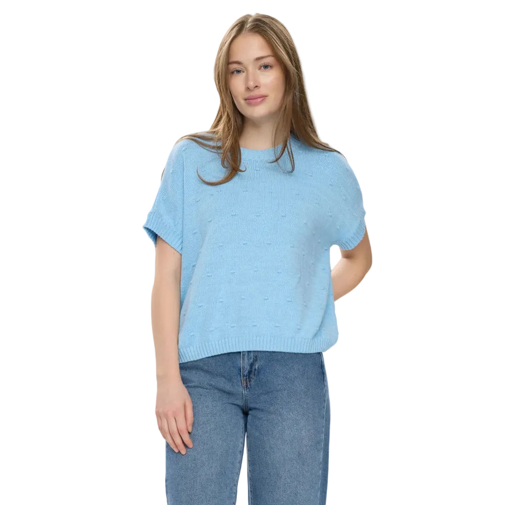Numph Womens Nulisana Pullover Airy Blue