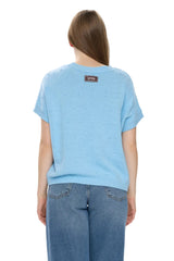 Numph Womens Nulisana Pullover Airy Blue
