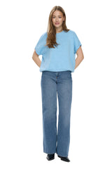 Numph Womens Nulisana Pullover Airy Blue