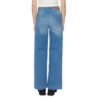 Numph women's blue denim jeans with zip