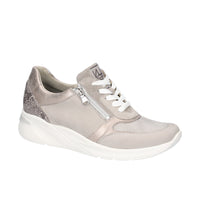 Waldlaufer Womens Trainer 715H03 Stein Grey Beige