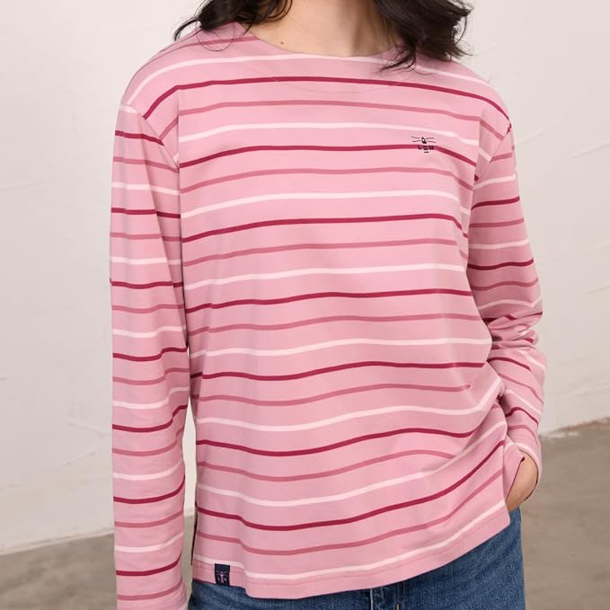 Lighthouse Womens Causeway II Long Sleeve Top Wild Rose/Pink/Berry Stripe
