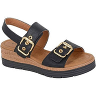 Cipriata Womens Sandal Milia Black Metallic