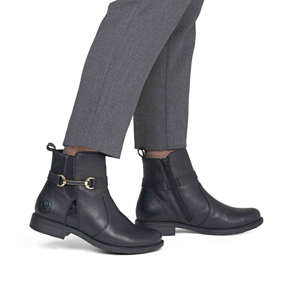 Rieker Womens Boot 74856-00 Black