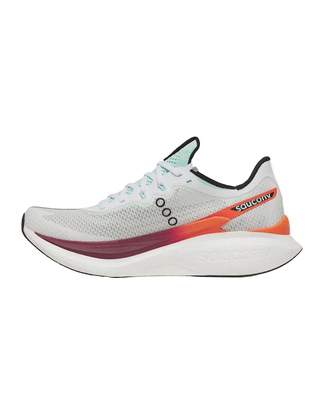 Saucony Mens Trainer Endorphin Pro 5 White/Crimson