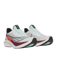 Saucony men's white mesh trainer