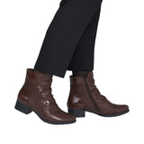 Rieker women's brown patent boot