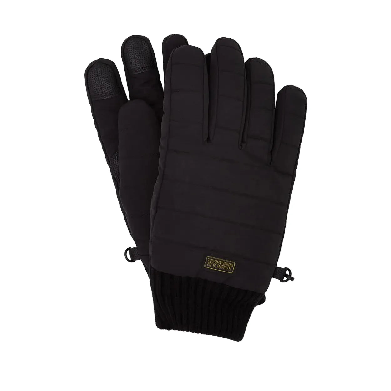 Barbour International Mens Gloves Peak Legacy BIack/Shadow