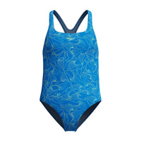 Speedo Girls Swimsuit HyperBoom Allover Medalist Blue