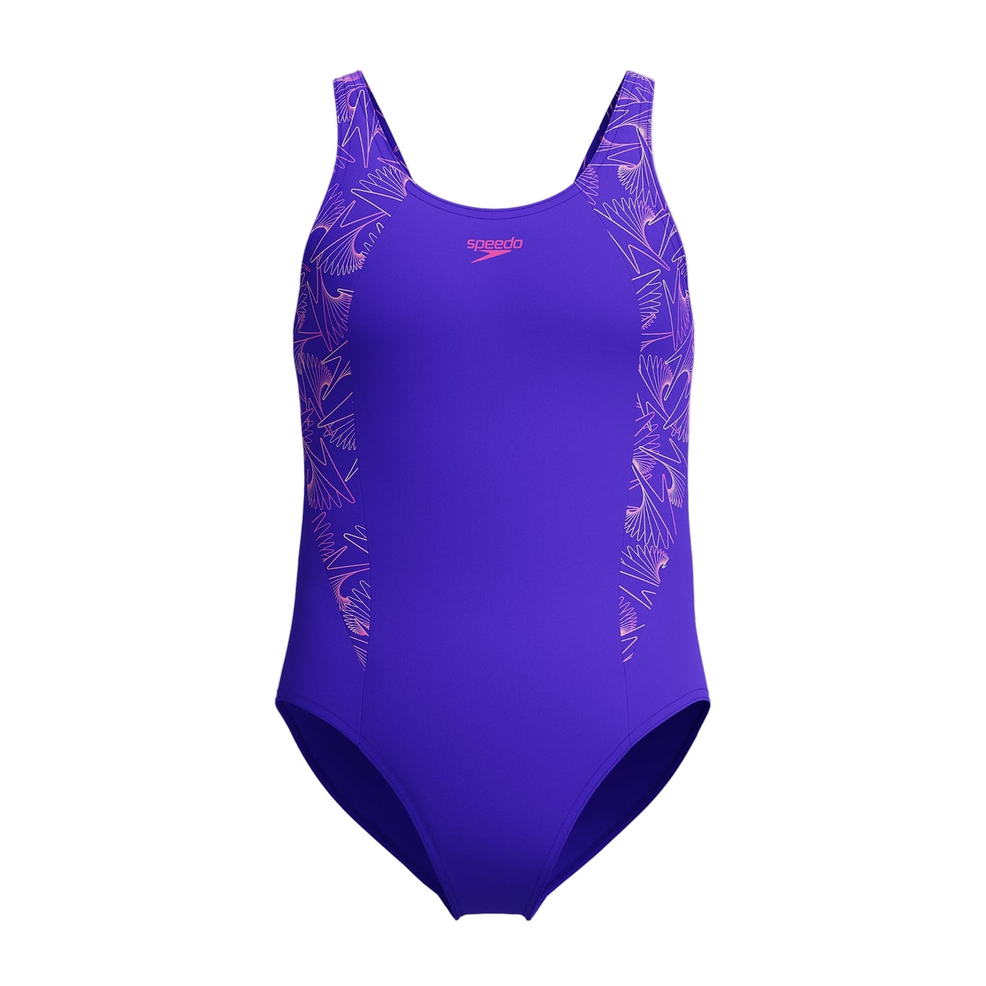 Speedo Girls Swimsuit HyperBoom Splice Muscleback Blue/Purple