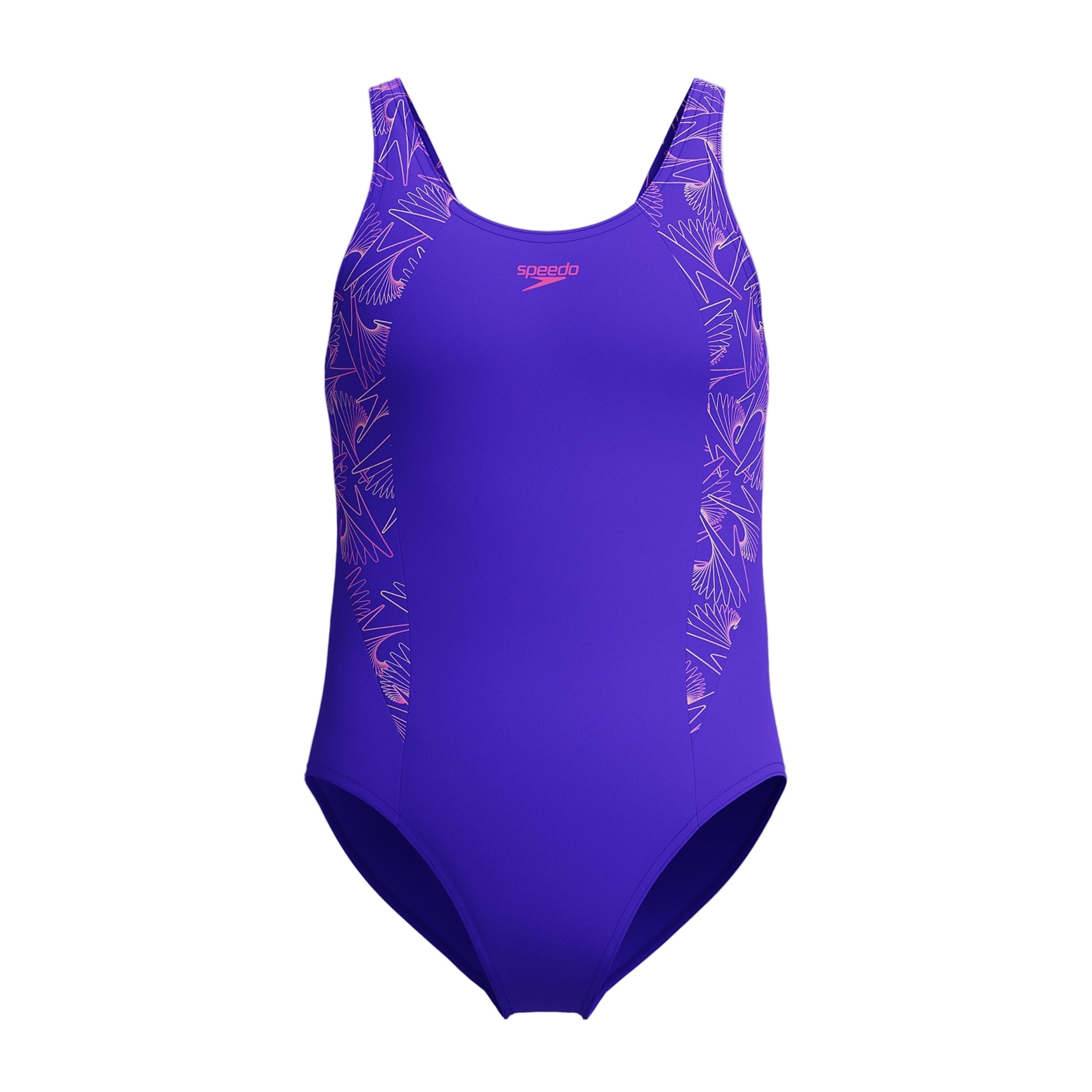 Speedo Girls Swimsuit HyperBoom Splice Muscleback Blue/Purple