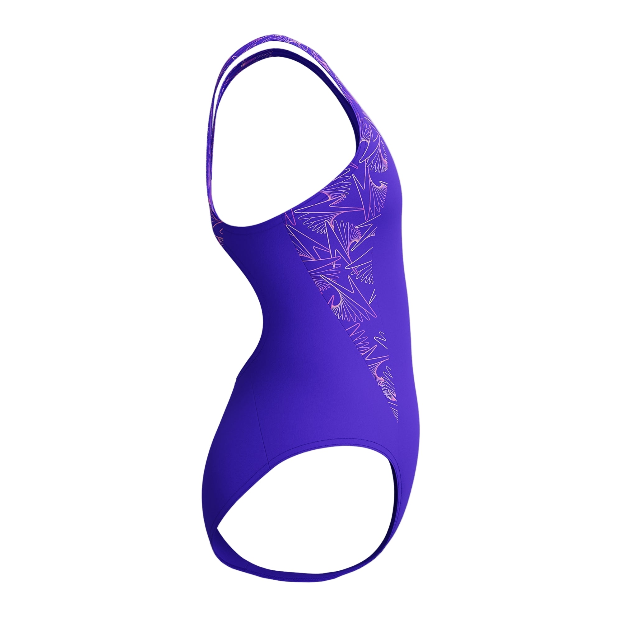 Speedo Girls Swimsuit HyperBoom Splice Muscleback Blue/Purple