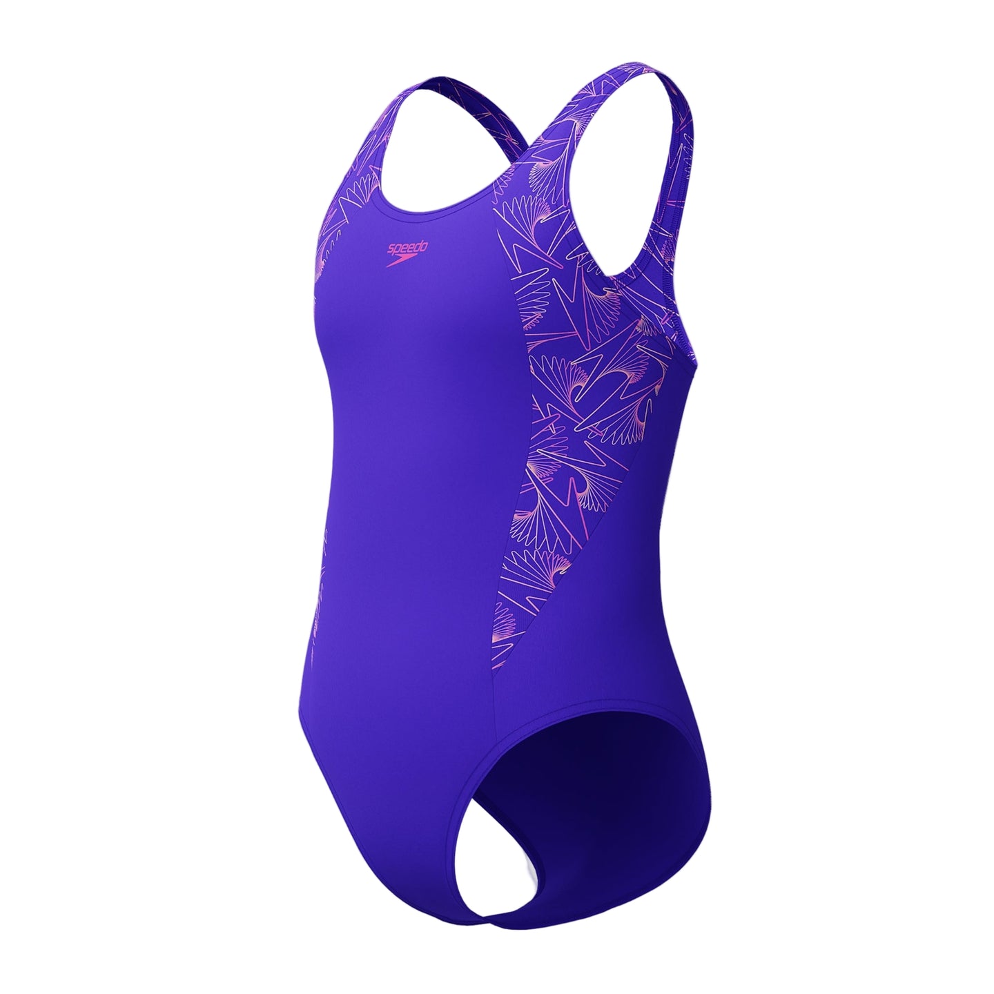 Speedo Girls Swimsuit HyperBoom Splice Muscleback Blue/Purple