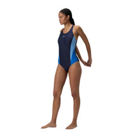 Speedo Womens Swimsuit Colourblock 2.0 Blue