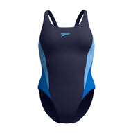Speedo Womens Swimsuit Colourblock 2.0 Blue