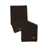 Barbour International Mens Beanie/Scarf Sweeper Legacy Gift Set Sage