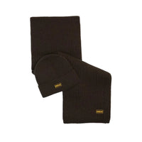 Barbour International Mens Beanie/Scarf Sweeper Legacy Gift Set Sage