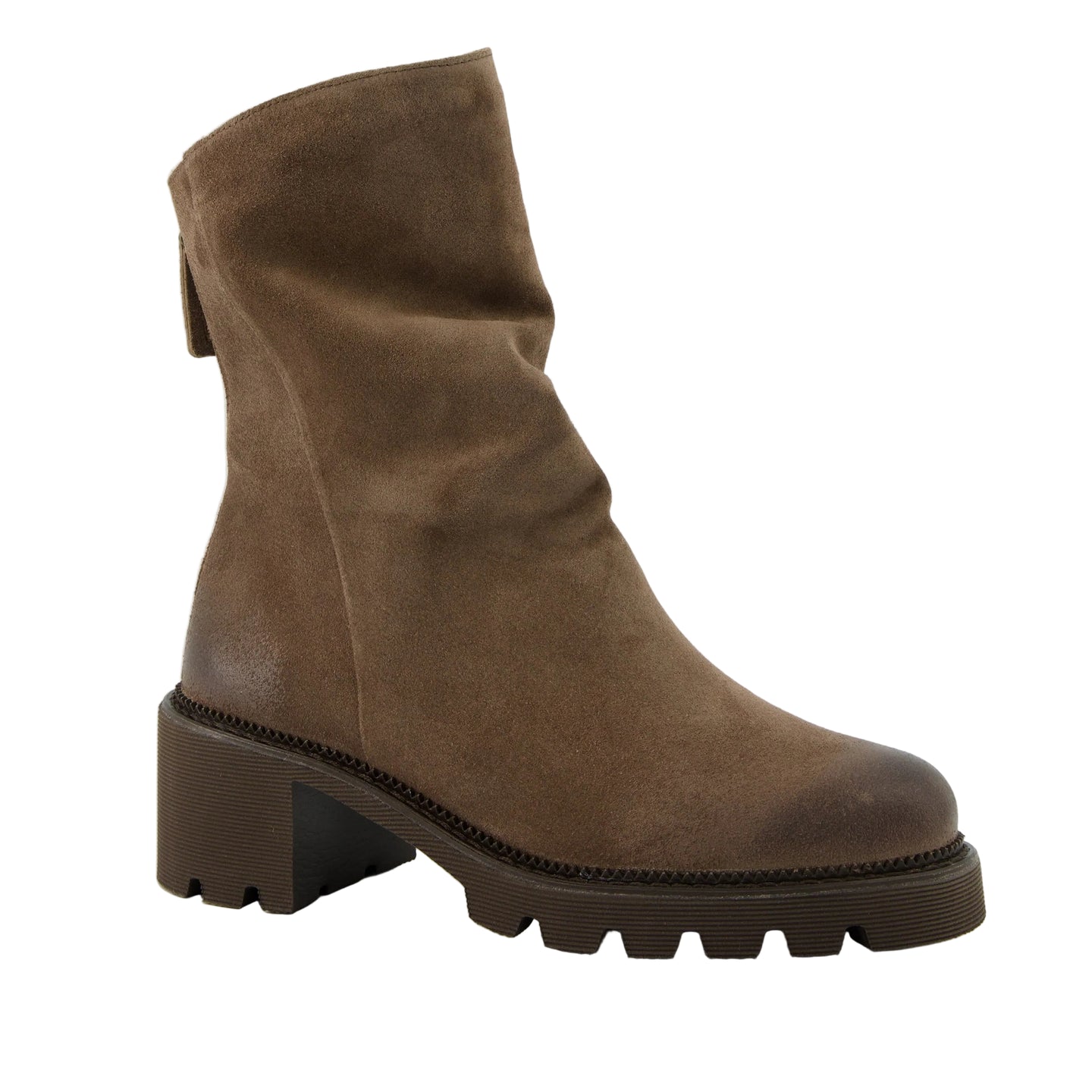 Paul Green women's taupe suede ankle boot