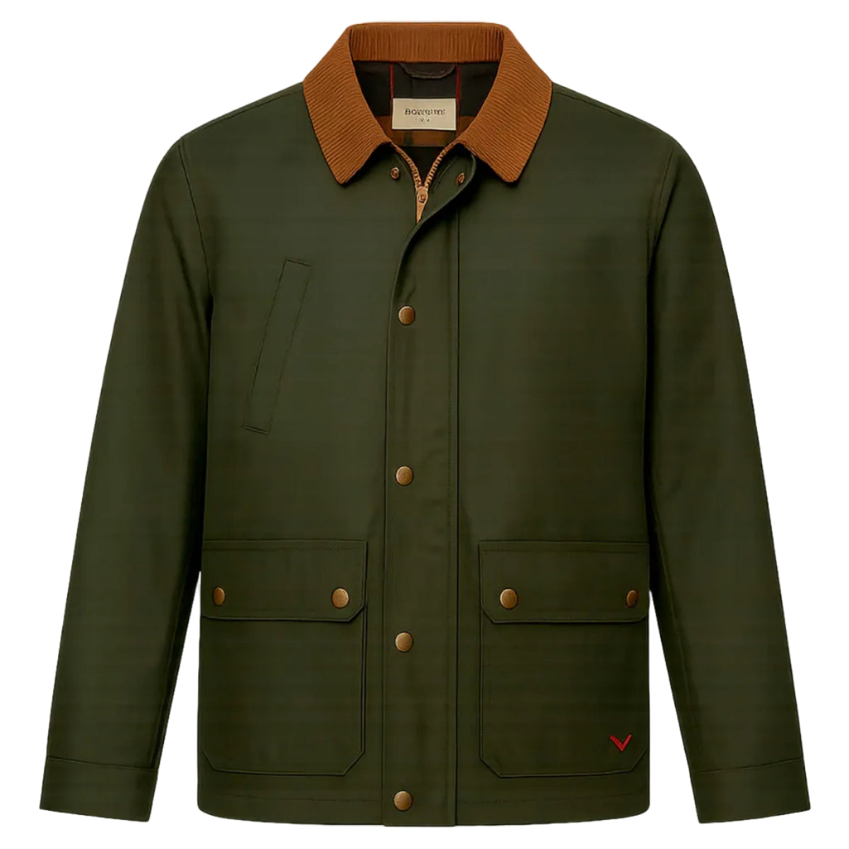 Boston Extremadura men's coat in pine green