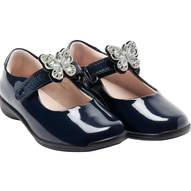 Lelli Kelly Girls School Shoe Selena Navy Patent