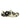 Crocs Classic Pop Petals girls' black and white clog