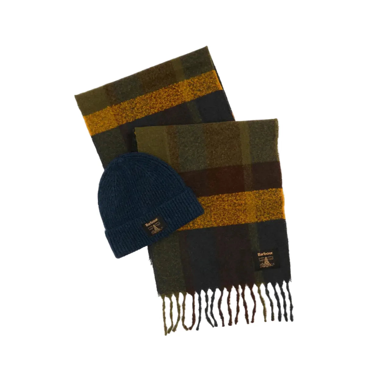 Barbour Mens Beanie/Scarf Westerdale Gift Set Classic