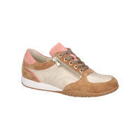 Waldlaufer Womens Trainer Poppy Toffee/Light Gold