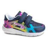 Pablosky girls' navy trainer with velcro