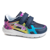 Pablosky girls' navy trainer with velcro