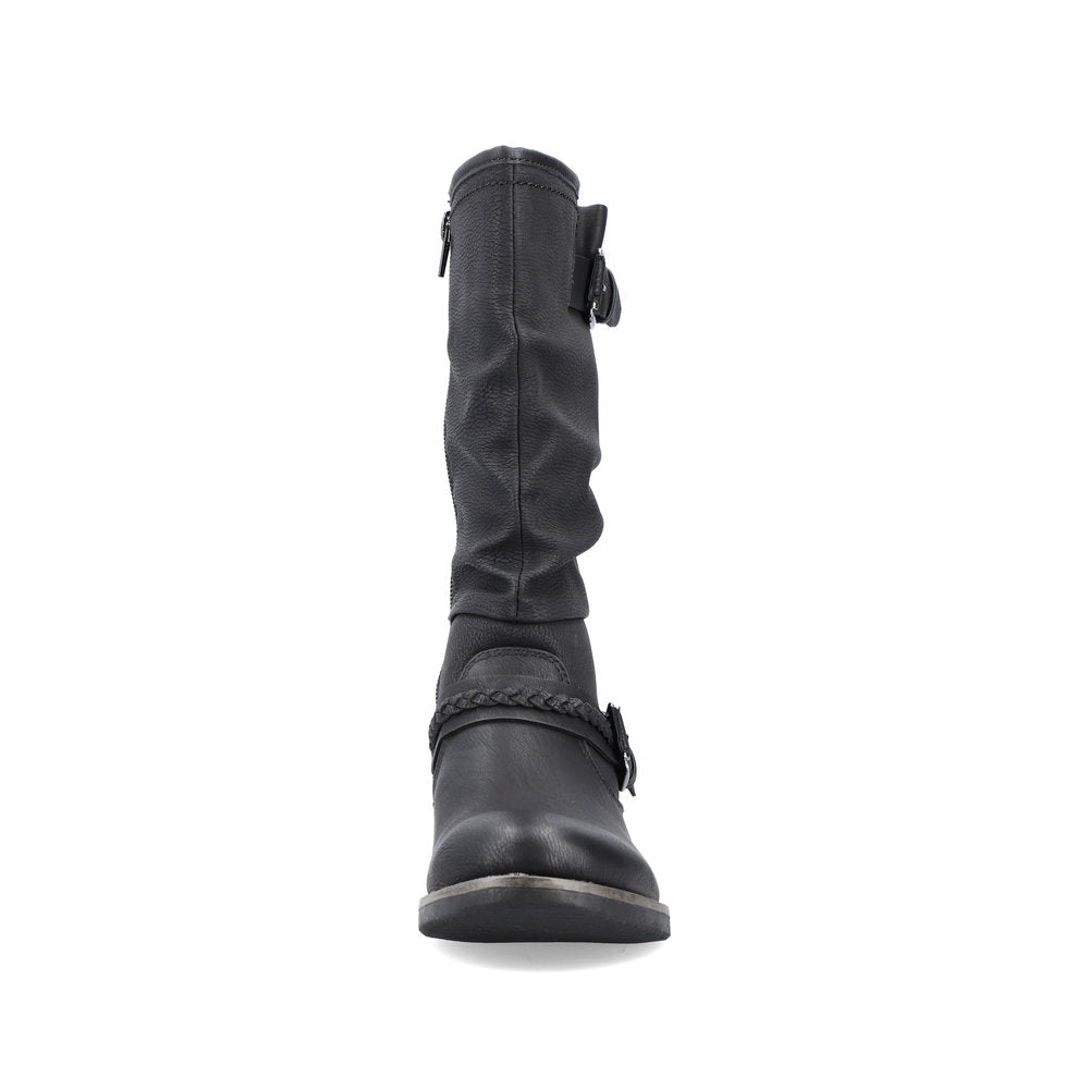 Rieker Womens Mid Length Boot 98860-00 Black