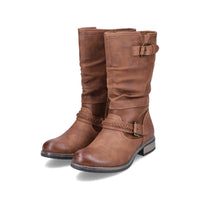 Rieker Womens Mid Length Boot 98860-22 Brown