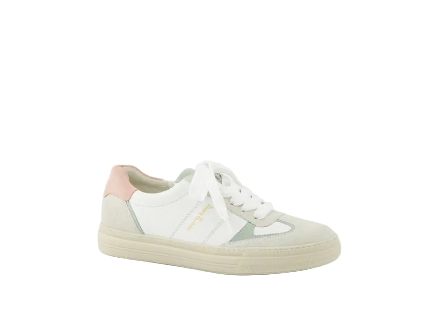 Paul Green Womens Trainer 5466-049 Suede/Maincalf Milk/White