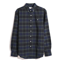 Farah Foster men's pine green long-sleeve shirt